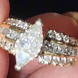 Size 9 diamond ring